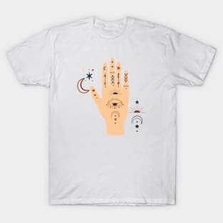 Mystical Hand Tribal Mystical Artifacts T-Shirt